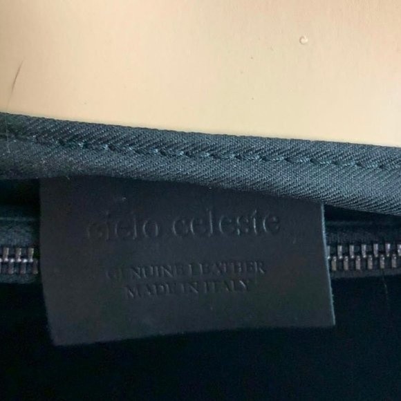 Cielo Celeste Handbag Purse Genuine Leather Made in Italy - Picture 9 of 9
